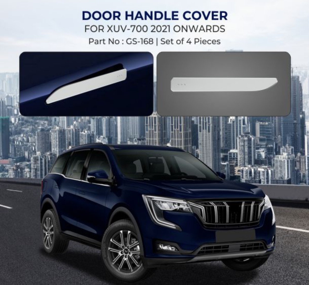 XUV700 Door Chrome Handle